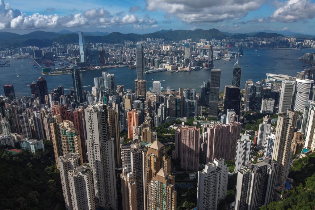 The view of Hong Kong's skyline from Victoria Peak on July 17. The city’s finance sector can go some way towards lifting the overall economy, but the government must invest in other productive sectors as it cannot do so on its own. Photo: Sun Yeung