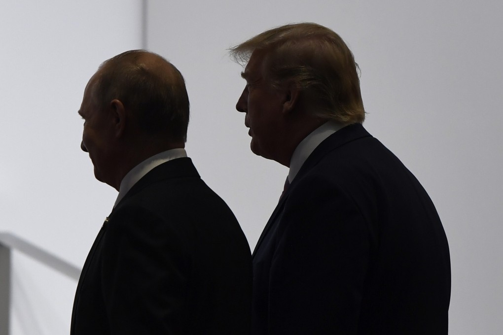President Donald Trump and Russian President Vladimir Putin in 2019. Photo: AP