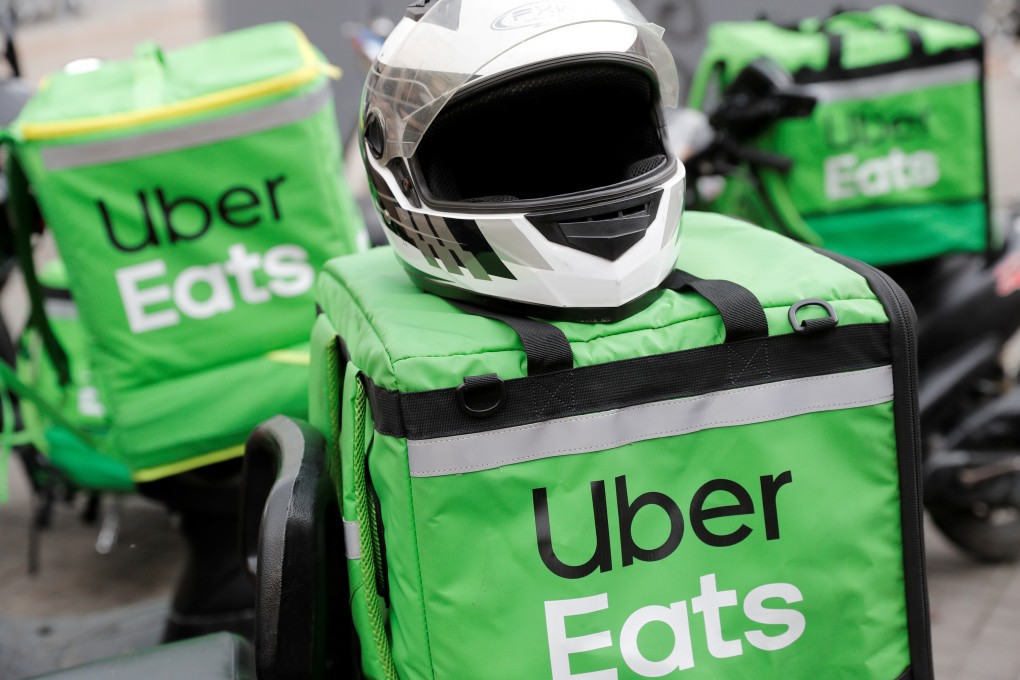 Uber Eats, whose gross bookings more than doubled, continued its loss-making streak but narrowed losses. Photo: Reuters