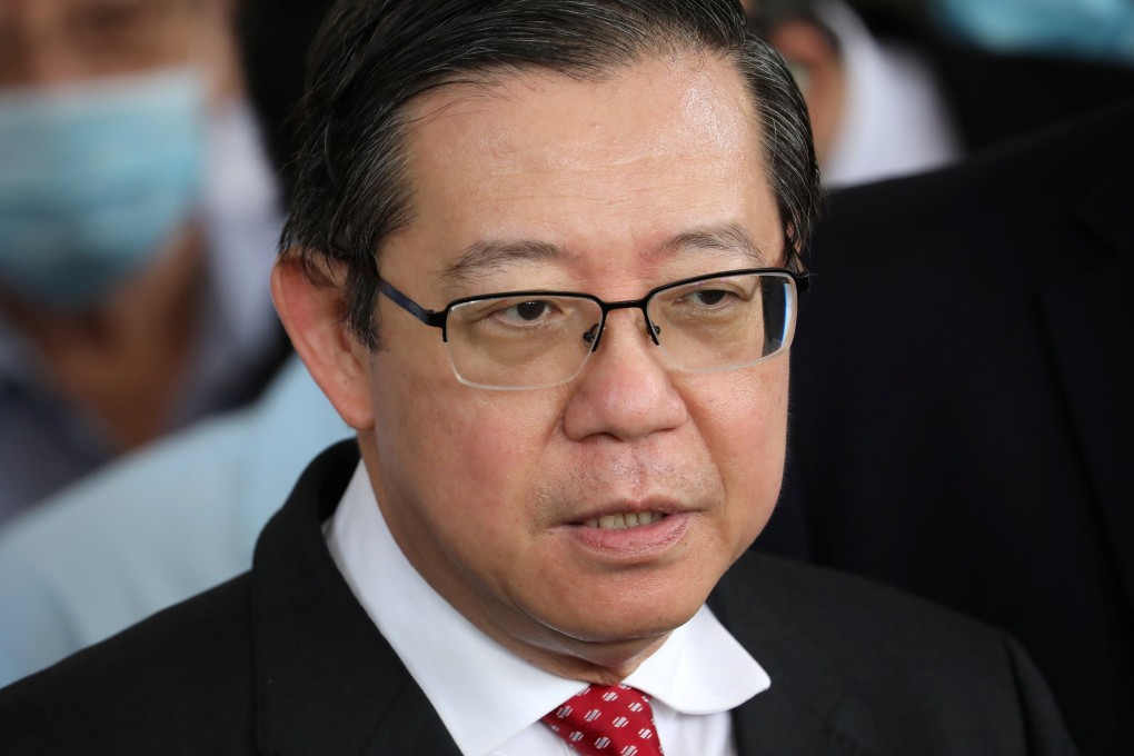 Malaysia's former finance minister Lim Guan Eng speaks after appearing in the Kuala Lumpur High Court following his arrest on Thursday night. Photo: Reuters