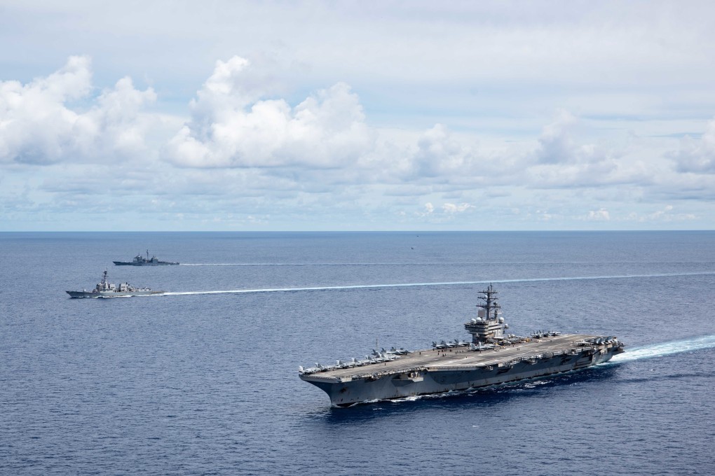 Warships have carried out exercises in the South China Sea this summer with the decline in China-US relations showing no signs of easing. Photo: Handout