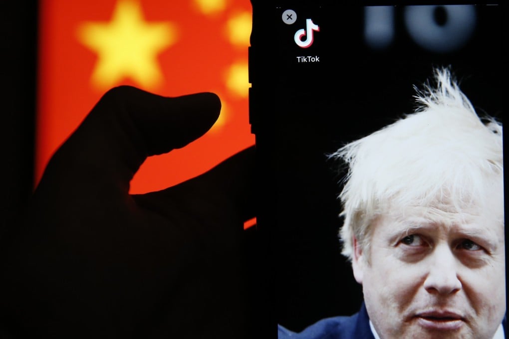 British Prime Minister Boris Johnson is facing a government split over reported plans for TikTok to relocate its headquarters to London. Photo: Bloomberg