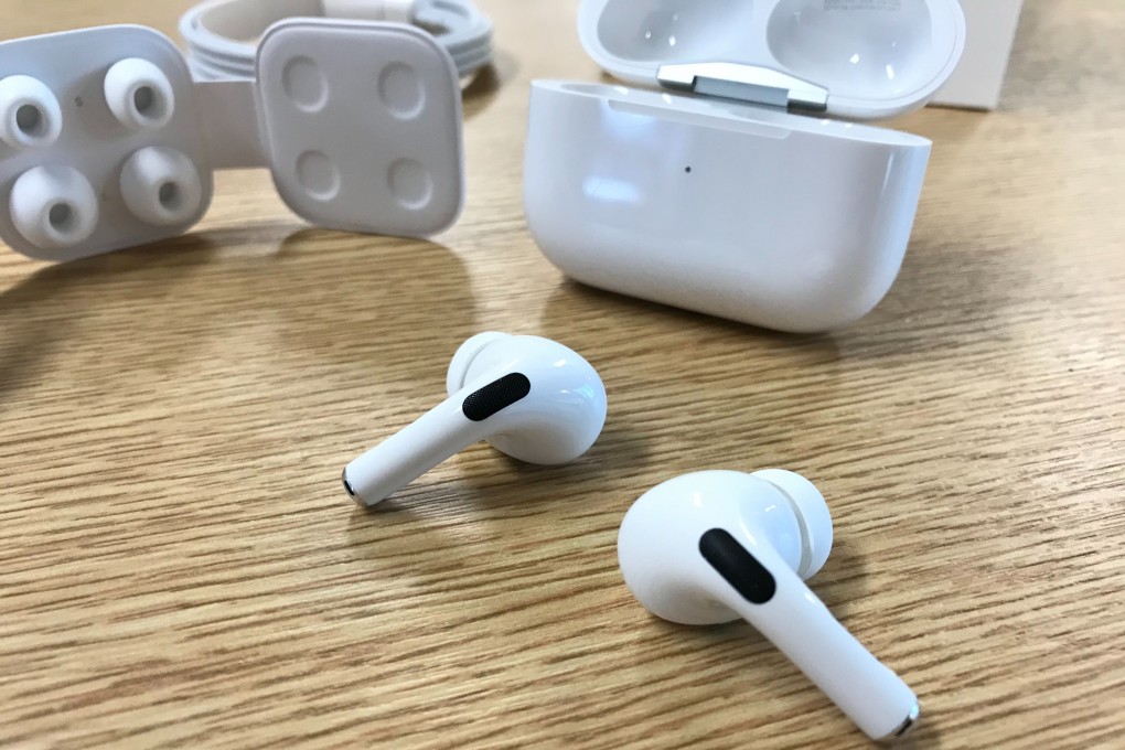 GoerTek, a producer of the AirPods wireless earbuds, fell 4.7 per cent to 36.83 yuan on Monday morning. Photo: Kwok Wang Chau
