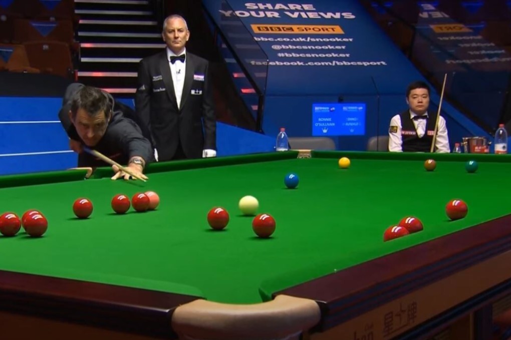 Ding Junhui and Ronnie O’Sullivan are tied at 8-8 in their second round match at the World Snooker Championship. Photo: YouTube
