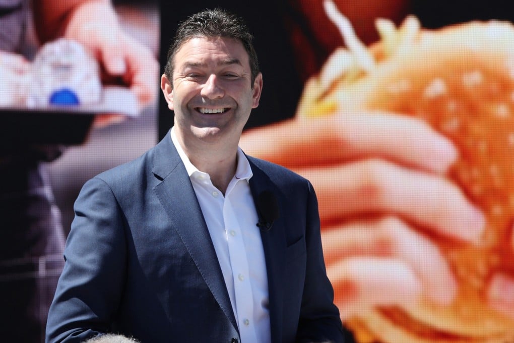 Steve Easterbrook, when he was CEO of McDonald’s. File photo: DPA