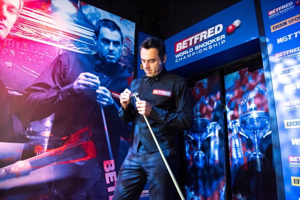 Ronnie O’Sullivan trails Mark Williams in the quarter-finals of the World Snooker Championship. Photo: Twitter/@WeAreWST