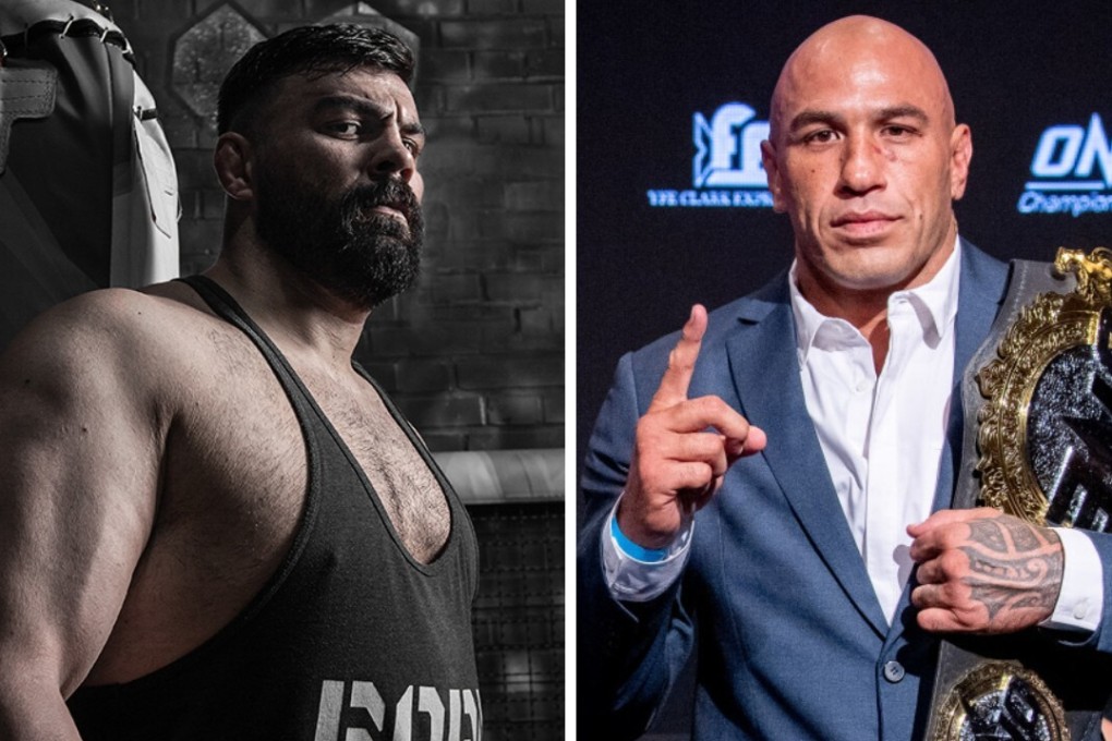 Amir Aliakbari (left) wants to challenge Brandon Vera (right) for the ONE heavyweight title. Photo: Masoud Badiee/ONE Championship