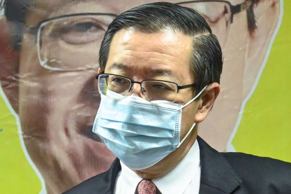 Malaysia’s former finance minister Lim Guan Eng meets the media in Penang on August 10. Photo: AFP