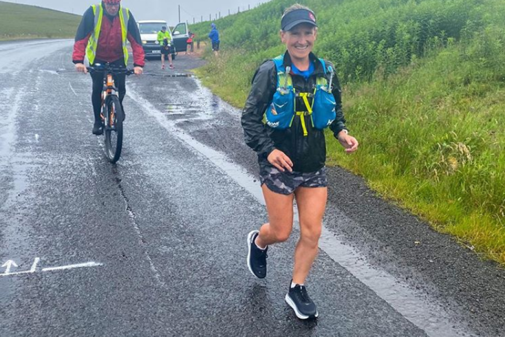 Carla Molinaro sets the record for running from Land’s End to John o’ Groats. Only in hindsight can she remember the fun parts – at the time it was all pain and determination. Photo: @carlamolinaro Instagram