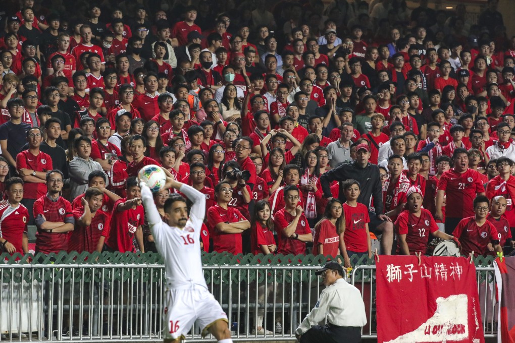 Fans from Hong Kong watch a Fifa 2022 World Cup qualifier at Hong Kong Stadium last November. Photo: May Tse