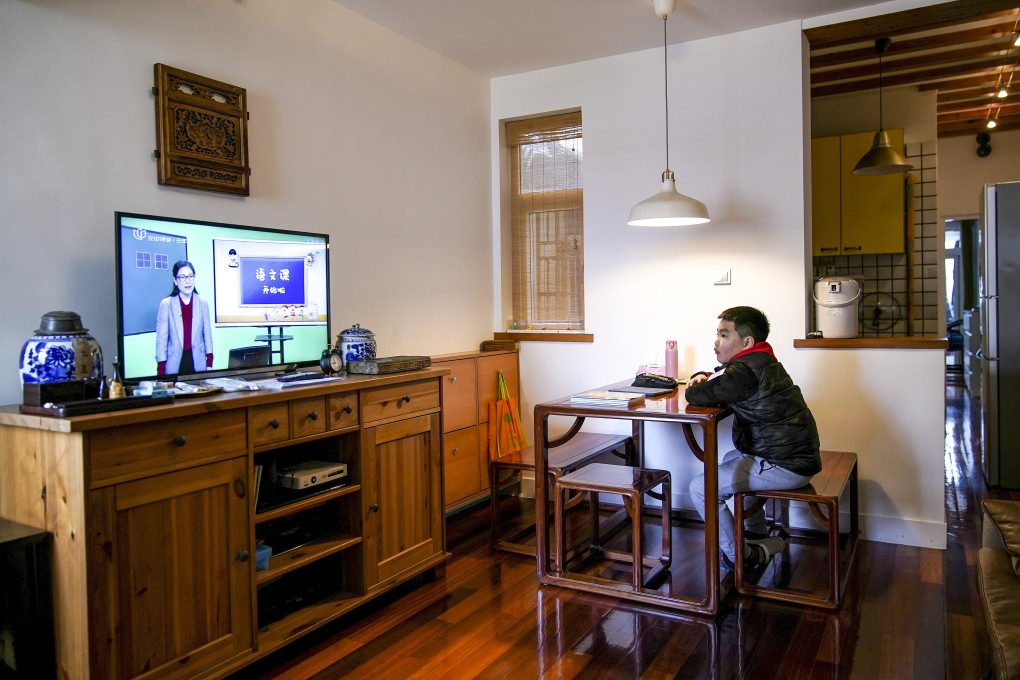 Online education became one of the fastest growing sectors in China during the Covid-19 pandemic. Photo: Reuters