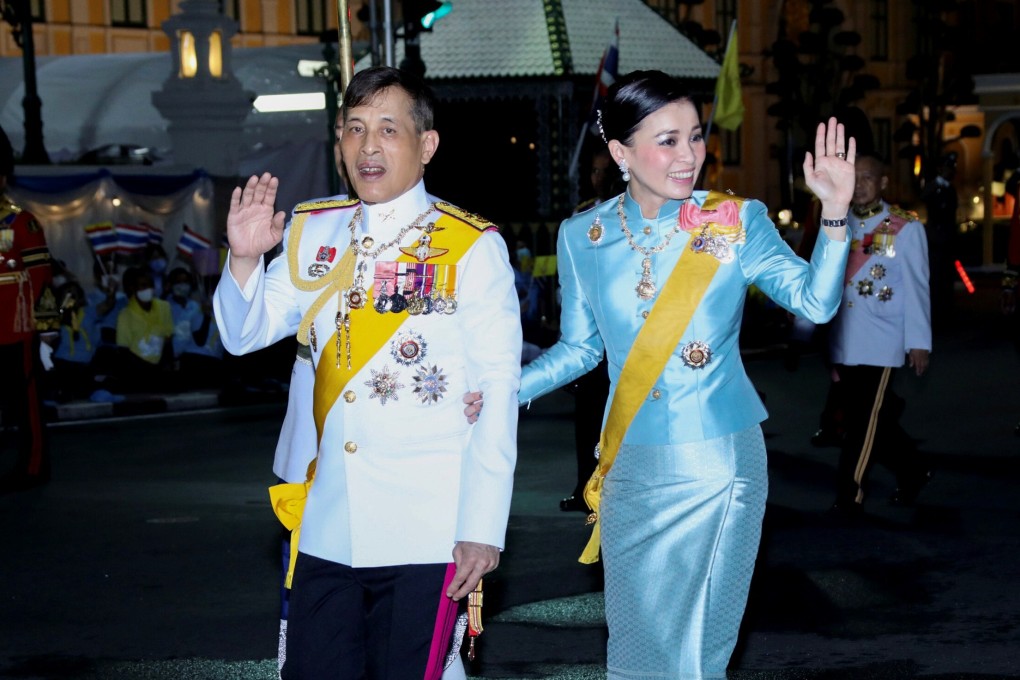 Thailand’s King Maha Vajiralongkorn and Queen Suthida. Photo: Reuters