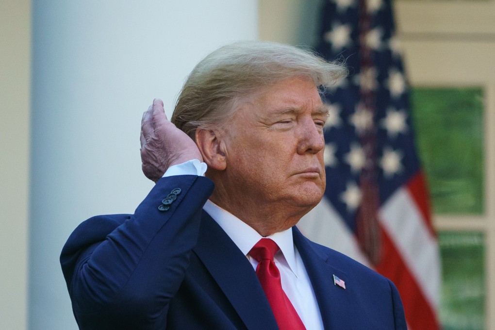 Publicly talking about the need to keep his hair ‘perfect’, President Donald Trump has made increasing water flow a personal issue. File photo: AFP