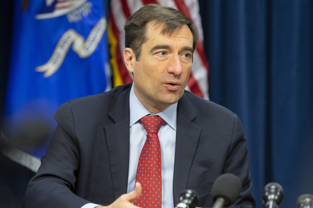 John Demers leads the US Justice Department’s counter-espionage effort, which is known as the China Initiative. Photo: EPA-EFE