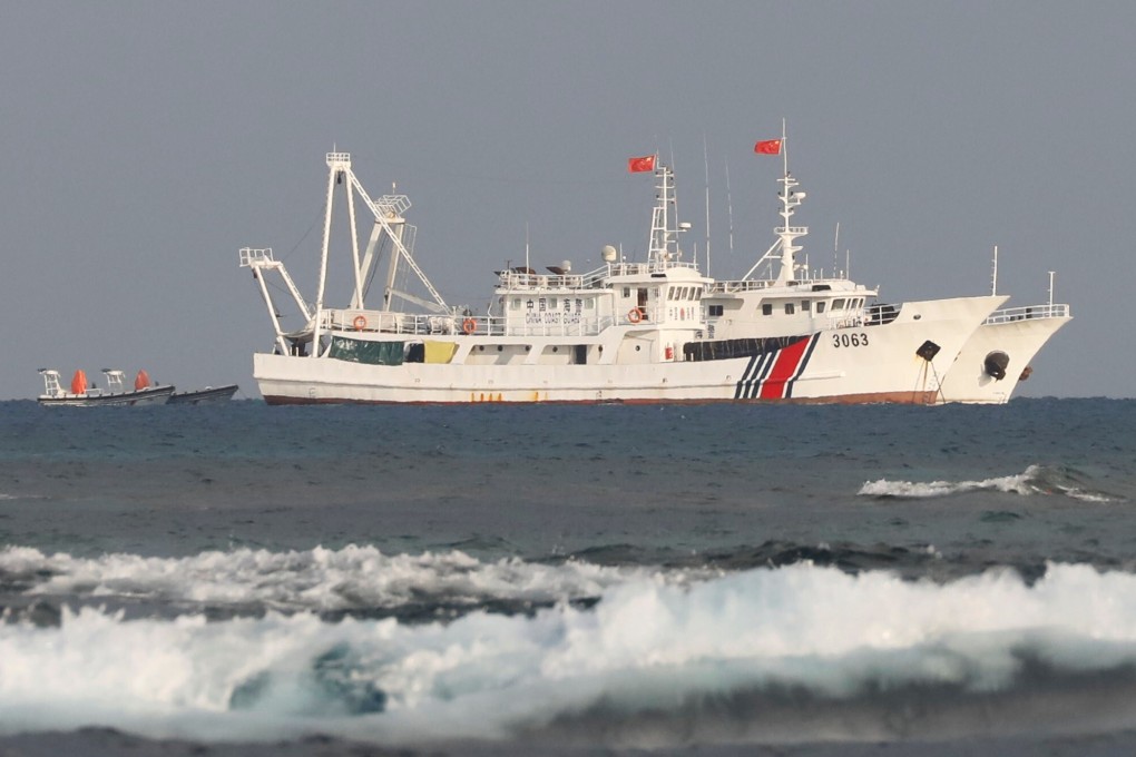 Chinese coastguard vessels are seen in the disputed South China Sea. Asean states could use a 2016 arbitral ruling and the UN Law of the Sea Convention in their push to resolve the long-standing row. Photo: Reuters