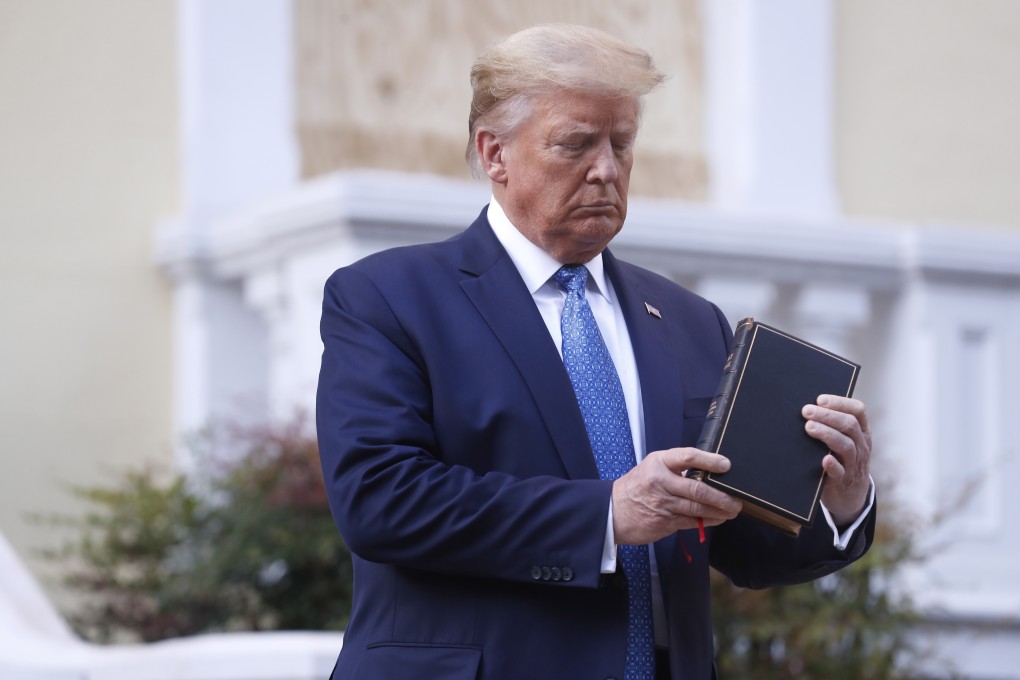 US President Donald Trump has told Fox News that Hong Kong ‘can never succeed’ under Chinese control. Photo: EPA-EFE