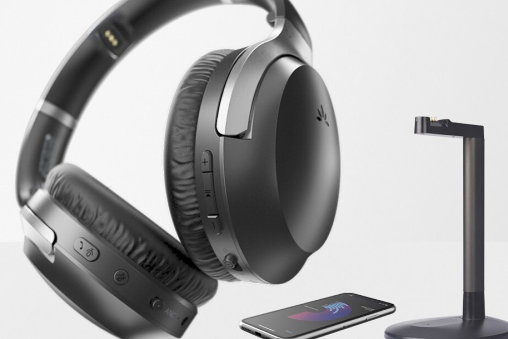 The Aria Me Bluetooth noise cancelling headphones from Avantree use an app on your phone to create a personalised custom profile based on your hearing. Your custom profile is loaded to the headphones, so you get a better sound experience no matter the source of your music. Photo: Aria Me