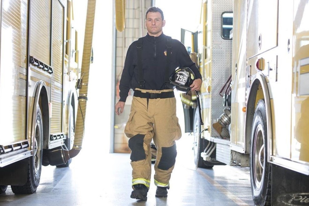 Stipe Miocic working as a firefighter in Ohio. Photo: Instagram/@stipemiocic