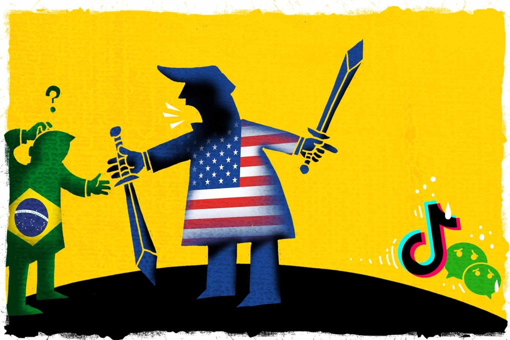 Brazil’s vice-president said Huawei would not be banned from taking part in the bid for the country’s 5G network scheduled for 2021. Illustration: Henry Wong