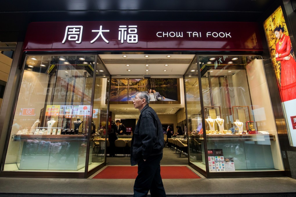 Chow Tai Fook Jewellery says that since its products for the US are manufactured by vendors in Southeast Asia, the new US policy will have a limited impact on it. Photo: Bloomberg