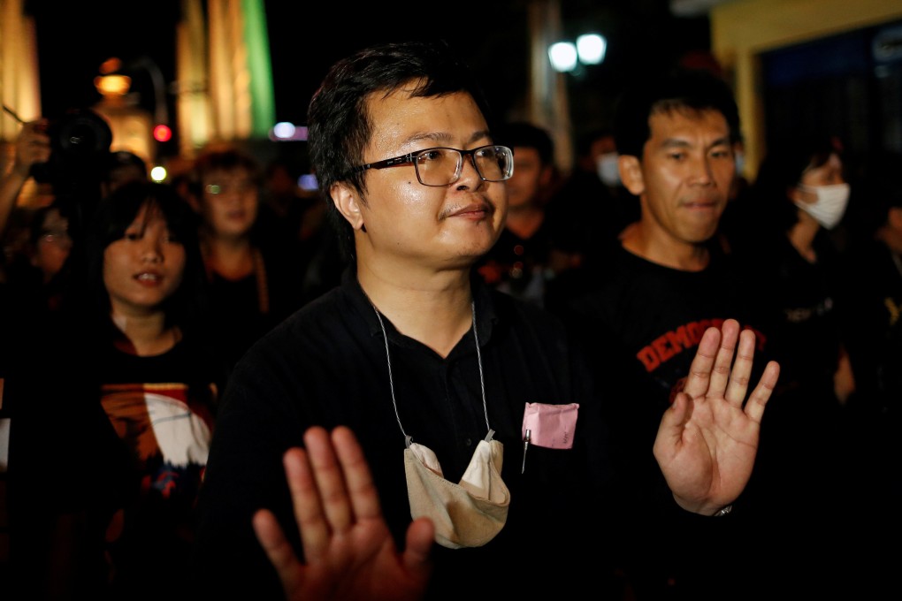 Anon Nampa, one of the leaders of recent anti-government protests. Photo: Reuters