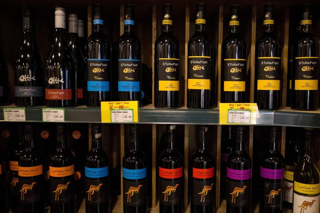 The China Alcoholic Drinks Association, which represents 122 members, said the growing number of low-priced Australian wines sold in China had “severely disrupted and inflicted a serious negative impact on the local market”. Photo: AFP