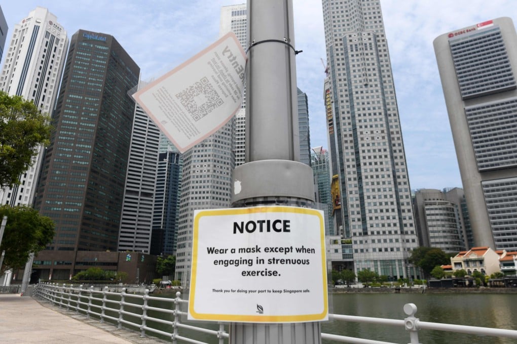 Singapore’s virus-hammered economy shrank almost 43 per cent in the second quarter, according to official data. Photo: AFP