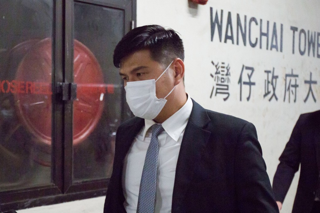 Police Constable Cheung Kam-fuk at District Court. Photo: Brian Wong