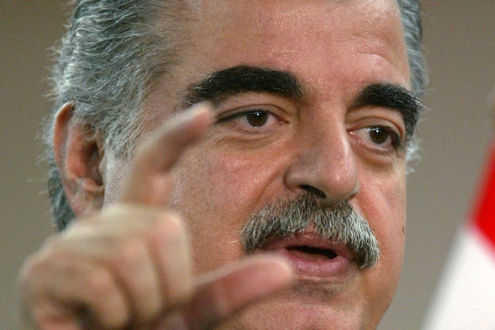 Lebanon former prime minister Rafik Hariri in 2003. Photo: AFP