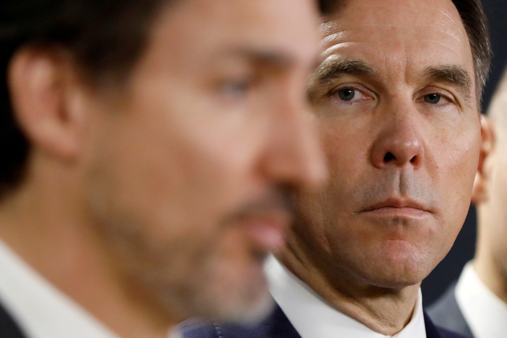 Canada's Minister of Finance Bill Morneau, who has held the post for five years, denied he was pushed to resign by Justin Trudeau. File photo: Reuters