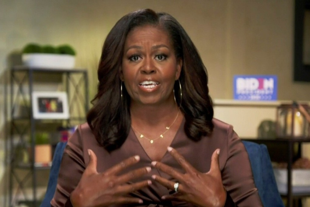 Former first lady Michelle Obama said Donald Trump was ‘in over his head’. Photo: Reuters