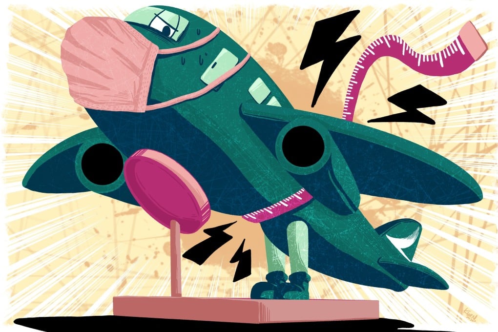 Cathay Pacific could be about to embark on what may well be the biggest overhaul in its 73-year history as it prepares for a post-pandemic world. Illustration: Lau Ka-kuen