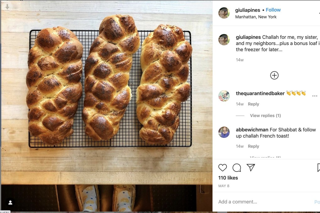 Instagram is full of food porn, and with so many people stuck at home, the results are getting more photogenic. Photo: Instagram/@giuliapines