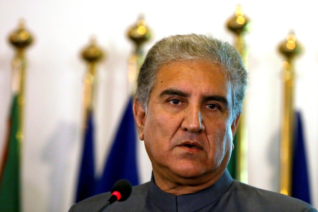 Pakistani foreign minister Shah Mahmood Qureshi is expected to visit Beijing this week, according to Pakistani media. Photo: Reuters