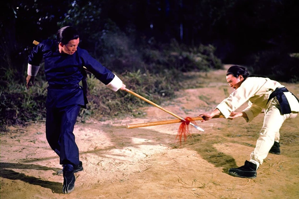 Lau Kar-leung (left) and Gordon Liu in a still from Challenge of the Masters (1976), directed by Lau. The film showed the hung ga kung fu style in its purest form, and Liu, as Wong Fei-hung, playing an honourable martial artist – and set a template for Lau’s films as a director.