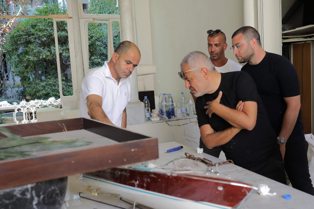 The August 4 port explosion disfigured huge swathes of Beirut – and though his home (pictured) was badly damaged, the first thing fashion designer Elie Saab wanted to know was if anyone was hurt. Photo: AFP