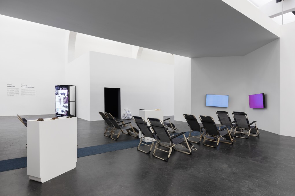 A view of Christopher K. Ho’s work CX888 at UCCA's Meditations in an Emergency exhibition in Beijing. Photo: courtesy Christopher Ho