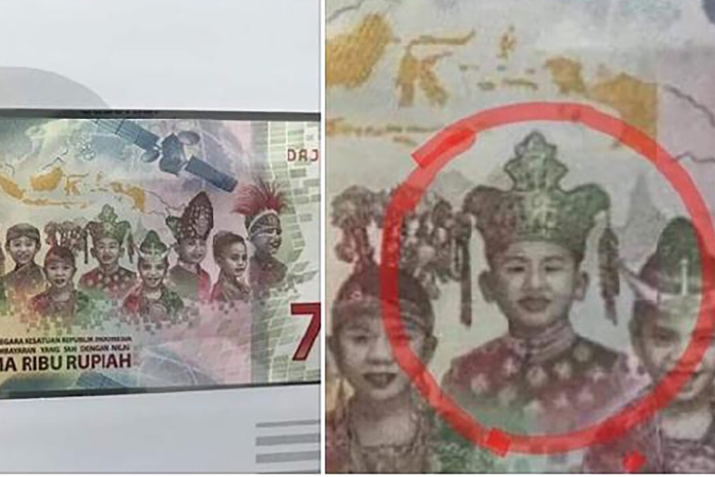 Indonesian social media users claim a boy on the country’s new 75,000-rupiah banknote, who is wearing traditional Tidung clothing, is actually in a Chinese costume. Photo: Facebook