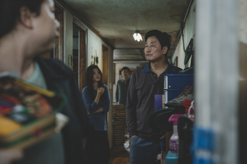 Song Kang-ho (right) in a still from Parasite (2019).