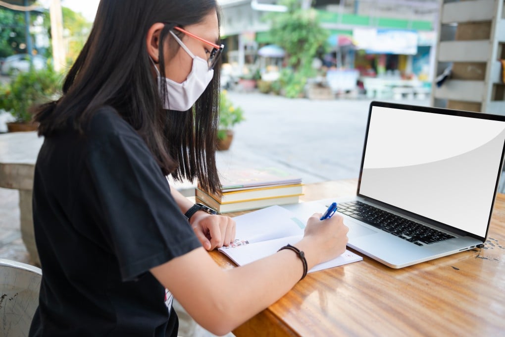 A student having online lessons from home amid the Covid-19 pandemic. Photo: Shutterstock