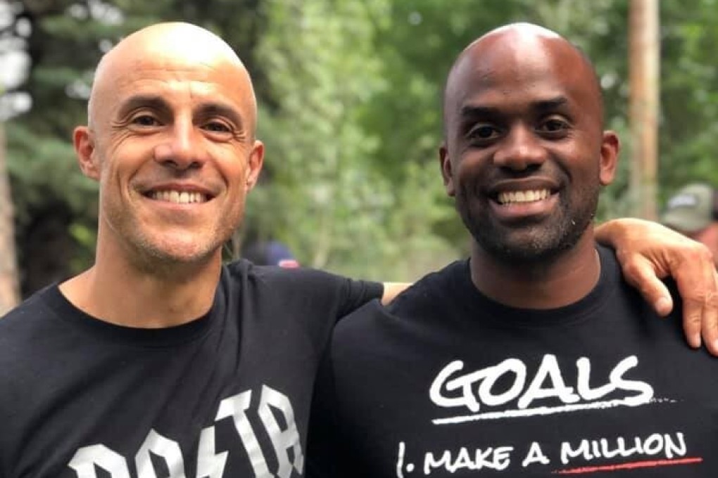 Eric Roza, left, has delivered the company’s first statement on ‘Black Lives Matter’ since taking over from founder Greg Glassman. Photo: Eric Roza/Facebook