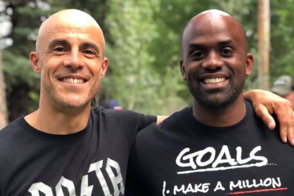 Eric Roza, left, has delivered the company’s first statement on ‘Black Lives Matter’ since taking over from founder Greg Glassman. Photo: Eric Roza/Facebook