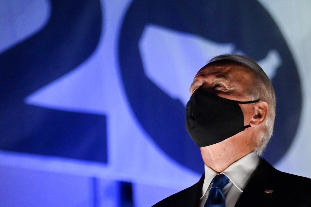 US Democratic presidential nominee Joe Biden accused Donald Trump of “cosying up to dictators” in his speech at the party convention. Photo: AFP