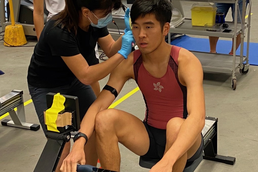 Chan Chi-fung has broken two indoor rowing machine world records in past month. Photo: Handout