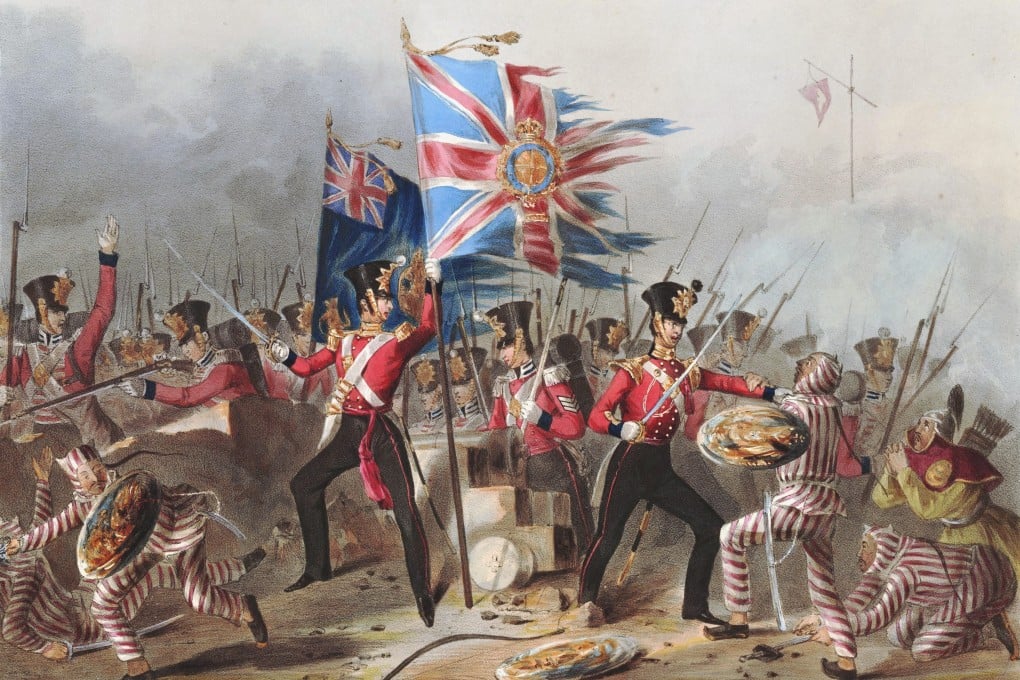 A depiction of the Battle of Amoy, fought between British and Chinese forces during the First Opium War. Image: Getty Images