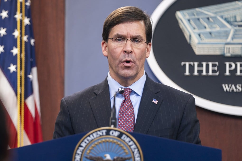 US Defence Secretary Mike Esper. Photo: EPA-EFE