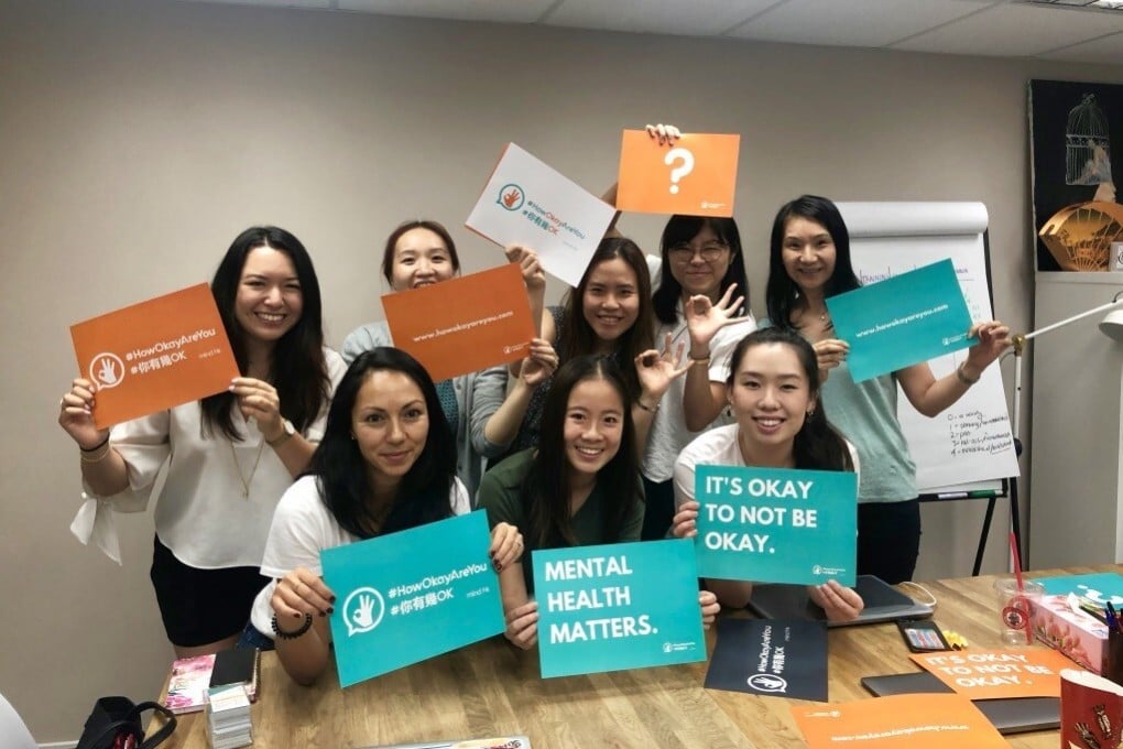 Mind HK volunteers have been trained to help vulnerable Hongkongers find support to deal with mental well-being issues during the pandemic. Photo: Mind HK