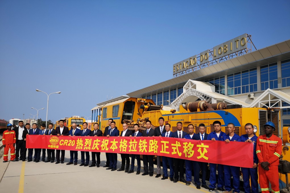 The Benguela Railway, which was built by the China Railway 20 Bureau Group Corporation, is officially handed over to Angola in the port city of Lobito in October, 2019. Photo: Xinhua