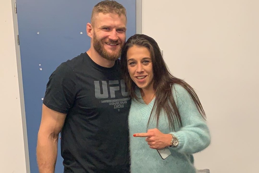 Jan Blachowicz with Joanna Jedrzejczyk. Photo: Instagram