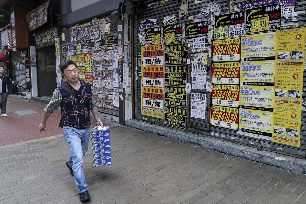 The volume of retail property transactions fell 16 per cent year on year in the second quarter to HK$4.42 billion, according to Colliers International. Photo: Edmond So